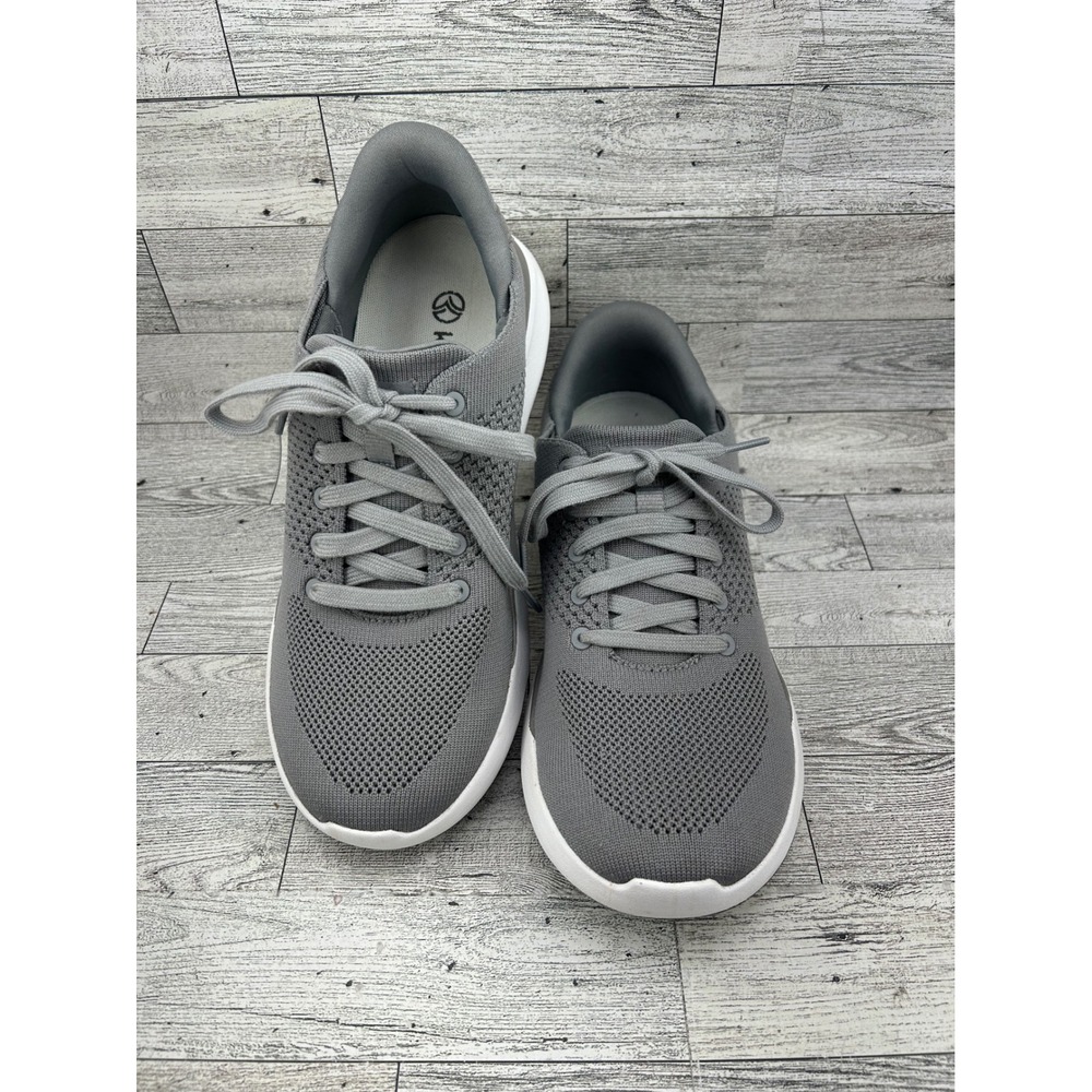 Kizik Lima‎ Storm Gray Hands-Free Slip On Knit Sneakers Men Sz 7.5 Women Sz 9